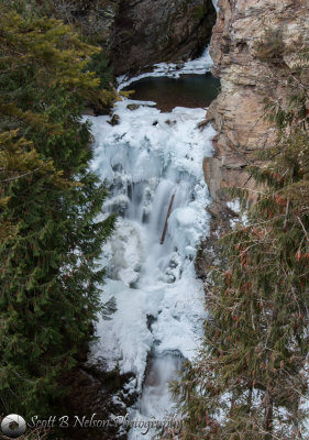 Crystal Creek Falls, Kootenai Game Reserve, Bonners Ferry, Idaho