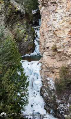 Crystal Creek Falls, Kootenai Game Reserve, Bonners Ferry, Idaho