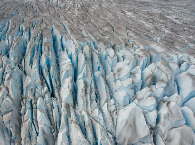 Taku Glacier North End Cracks