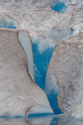 Taku Glacier Water Fall
