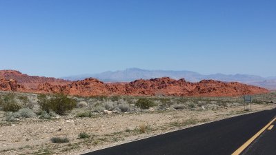 Coming into the valley of fire