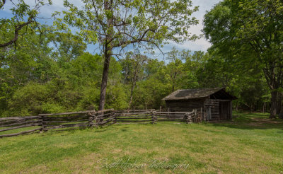 Fence and Animal Barn