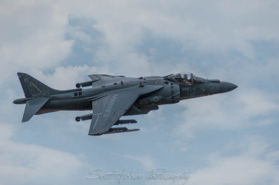 AV8 Harrier, VMA-214 Blacksheep Squadron Steep Turn
