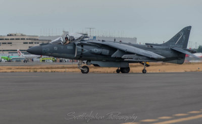 AV-8 Harrier. VMA-214 Blacksheep Squadron