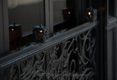 Railing and Candles