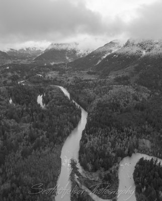 Middle Fork Snoqualmie From the Air II
