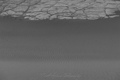Sand and Stone Black and White