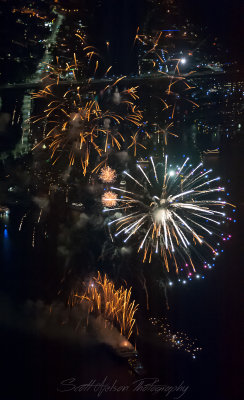 The 4th Fireworks over Lake Union