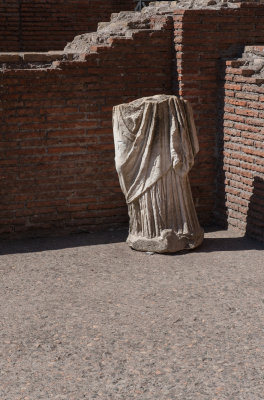 The Colosseum Broken Statue