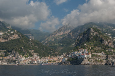Amalfi The water, Hills and Clouds (1)