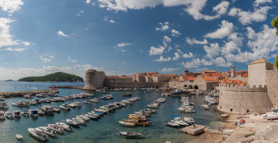 Dubrovnik Old Port Panorama (1)