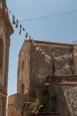 Savoca Building and Flags