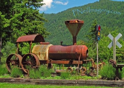 Iron Sculpture Train