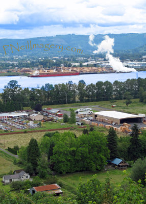 Oregon River Lumber Yard