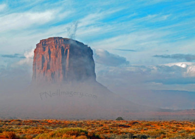Monument Valley Fog Lifting