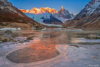 Cerro Torre from Laguna Torre, Argentina