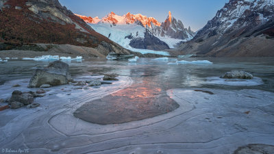 Dawn at Laguna Torre, Patagonia