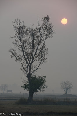 Burma (Shan State) - Sunrise On The Kengtung Plain