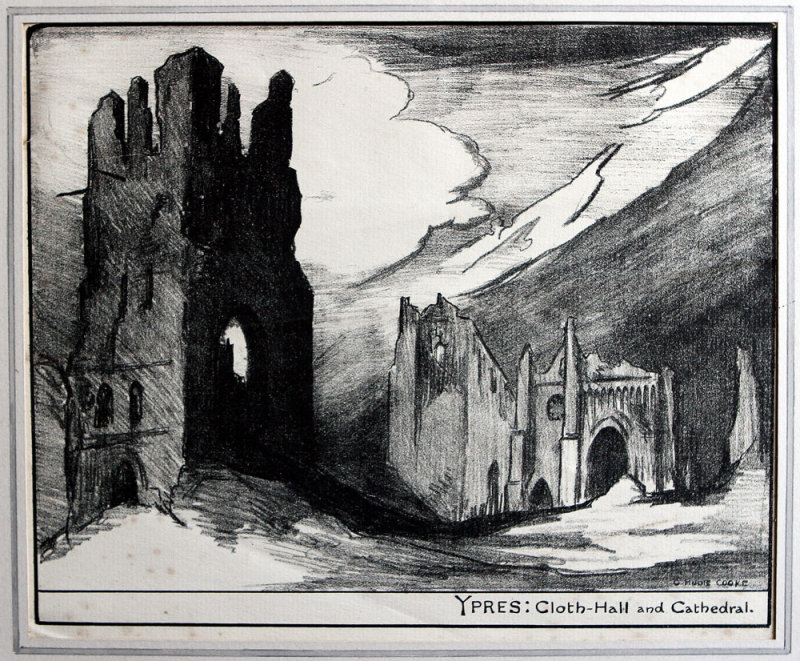 Ypres - Cloth Hall & Cathedral