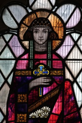 Art deco east window, St Margarets Burnham Norton