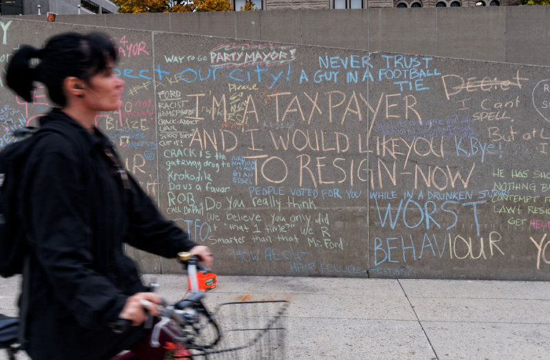 Chalk Protest