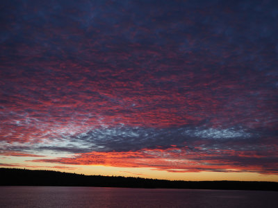 Sunset over Lake William