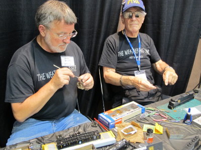 Butch Eyler (left) and Tony Sissons of The Weathering Shop