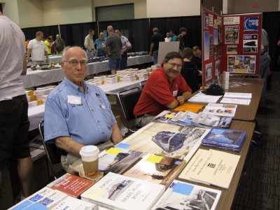 John Marx (left) at the NKP T&HS Table