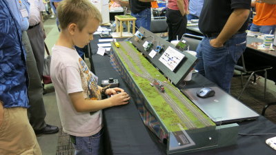 Tripping the Signal System on Iowa Scaled Engineering's signal display.