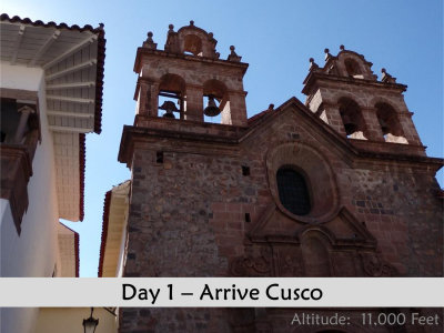 Day 1 - Arriving in Cusco