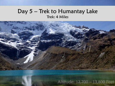 Day 5 - Trek to Humantay Lake