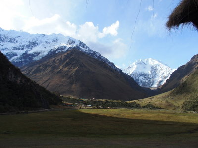 View from Salkantay Lodge