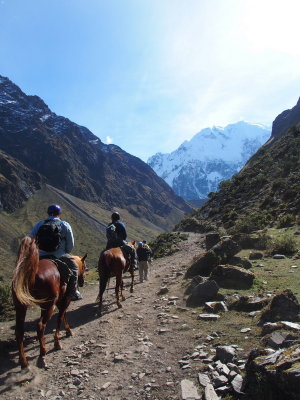 Headed out for the Horse Ride across Salkantay Pass
