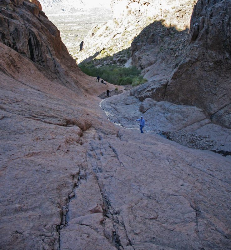 Looking Down from the Basin