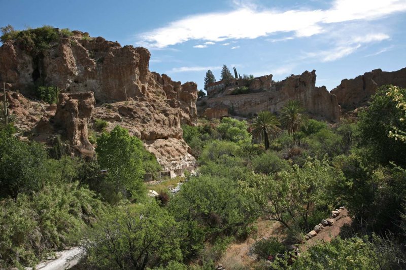 Canyon with Picketpost House in the Distance