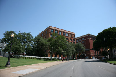 Standing on the X Looking Toward the Book Depository