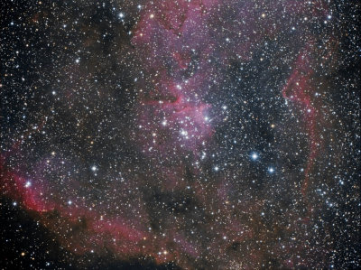 The Center of the Heart Nebula - IC1805