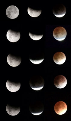 Lunar Eclipse Progression - 2014