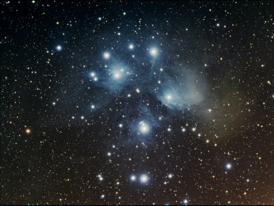 M45 Open Star Cluster in Taurus