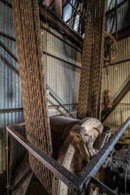 Drive pully with rope