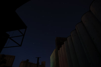Stars among the elevators : Orion