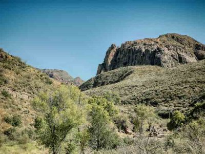 Overlooking Pinto Canyon