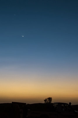 Venus and Moon