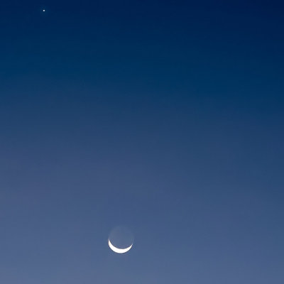 Venus and Moon