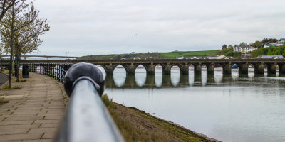 The two bridges in Bideford.