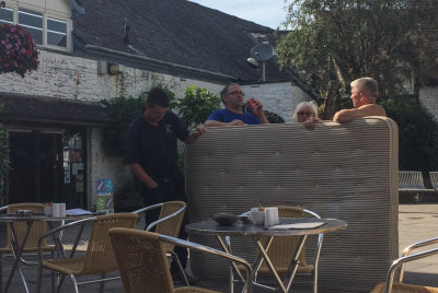  Taking their mattress for a walk.
