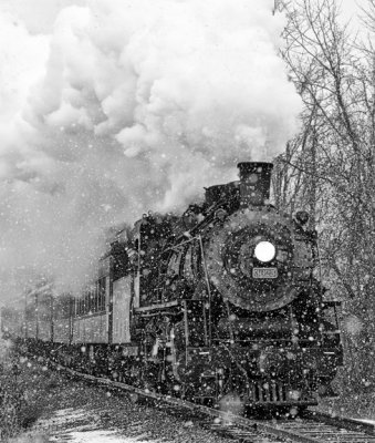 Valley Railroad in the Snow