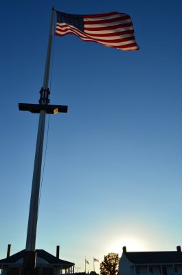 Flags at Ft. Scott