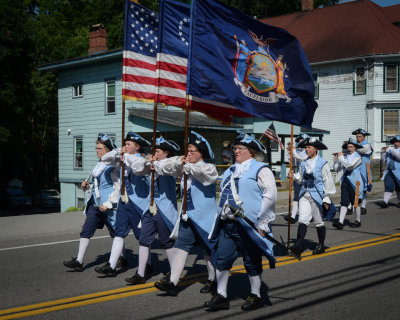 Blue color guard Sauerkraut parade.jpg