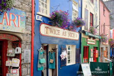 Galway: typical colorful buildings